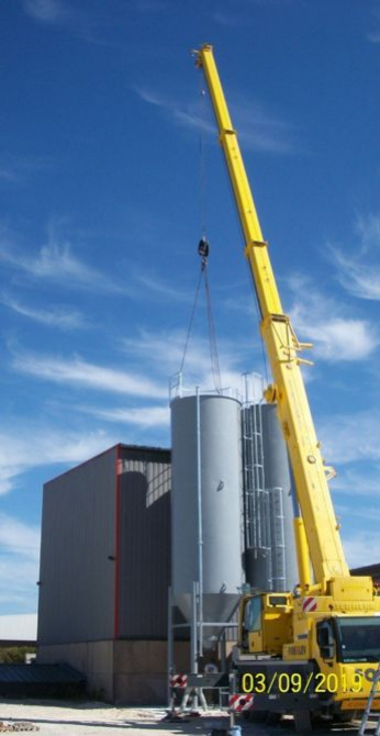 Et deux nouveaux silos pour la production !